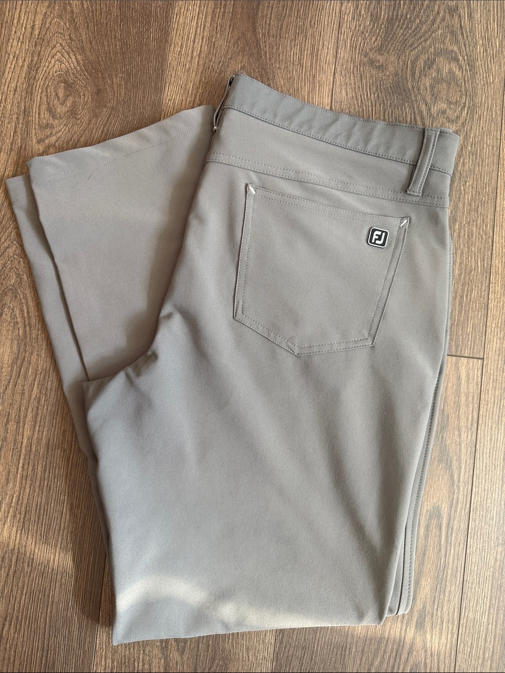 FootJoy Gray Athletic Fit Golf Pants 36x32